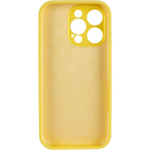 Чехол Silicone Case Full Camera Protective (AA) для Apple iPhone 16 Pro Max (6.9") – Желтый