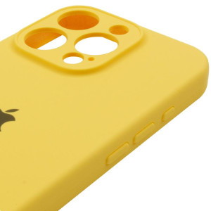 Чехол Silicone Case Full Camera Protective (AA) для Apple iPhone 16 Pro Max (6.9") – Желтый