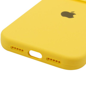 Чехол Silicone Case Full Camera Protective (AA) для Apple iPhone 16 Pro Max (6.9") – Желтый