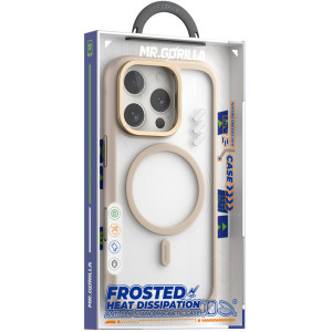 TPU+PC чохол Blueo Frosted Heat Dissipation Stand with MagSafe для Apple iPhone 16 Pro Max (6.9")