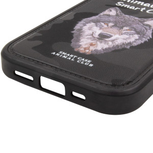 TPU+PC чехол Animal Club для Apple iPhone 16 Pro Max (6.9") – Черный