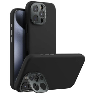 Чехол Silicone Nillkin LensWing Prop Magnetic для Apple iPhone 16 Pro Max (6.9") (Черный)