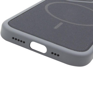 Чехол PC Textile Hybrid with Magnetic Fit для Apple iPhone 16 Pro Max (6.9") – Серый