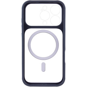 Чохол TPU+PC GETMAN Moon Clear with MagSafe для Apple iPhone 16 Pro Max (6.9") – Blue