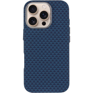 Чехол TPU+PC KVZV Triangular Pattern with Magnetic Fit для Apple iPhone 16 Pro Max (6.9") – Blue