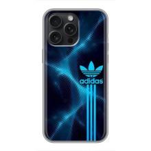 Чехлы Адидас для iPhone 16 Pro Max (AlphaPrint) – Синий Адидас