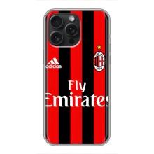 Чехлы для iPhone 16 Pro Max (VPrint) - Футбольные клубы (Milan)