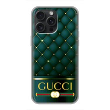 Чохли  GUCCI для Айфон 16 Про Макс (AlphaPrint) (Текстура Гуччі)