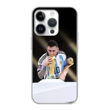 Чехлы Лео Месси Аргентина для iPhone 16 Pro Max (Кубок Мира)