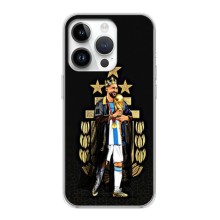 Чехлы Лео Месси Аргентина для iPhone 16 Pro Max (Месси король)