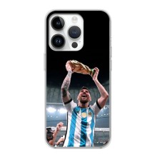 Чехлы Лео Месси Аргентина для iPhone 16 Pro Max (Счастливый Месси)