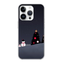 Чехлы на Новый Год iPhone 16 Pro Max (Снеговички)