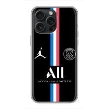 Чехлы PSG для iPhone 16 Pro Max (AlphaPrint) (футболка ПСЖ)