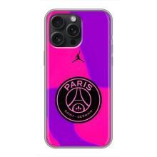 Чехлы PSG для iPhone 16 Pro Max (AlphaPrint) (яркий ПСЖ)
