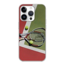Чехлы с принтом Спортивная тематика для iPhone 16 Pro Max – Ракетки теннис