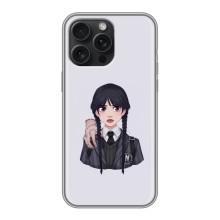 Чехлы с принтом Уэнсдей на iPhone 16 Pro Max – Вещь Венсдей