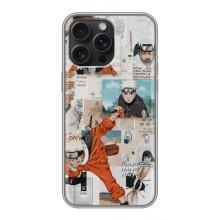 Чохли з тематикою АНІМЕ для Айфон 16 Про Макс (VPrint) – Наруто комікси