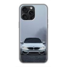 Чехол BMW для Айфон 16 Про Макс (БМВ в тумане)