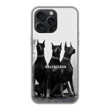 Чехол ДОБЕРМАН для iPhone 16 Pro Max – Три добермана