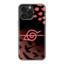 Чехол Итачи Учиха дляАйфон 16 Про Макс (AlphaPrint) – Глаз Итачи
