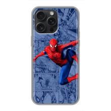 Силіконовий Чохол для iPhone 16 Pro Max – Людина павук
