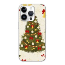 Чехол Новогодняя Елка на iPhone 16 Pro Max (Новогодний принт)