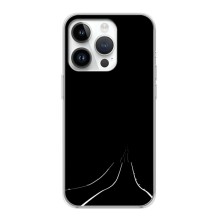 Чехол с картинками на черном фоне для iPhone 16 Pro Max (Дорога)