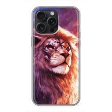 Чехол с картинкой на iPhone 16 Pro Max – Красочный ЛЕВ