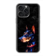 Бампер для iPhone 16 Pro Max с картинкой "Песики" – Собака Мопс