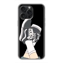 Чехол с Прикольным принтом на iPhone 16 Pro Max – Кеды