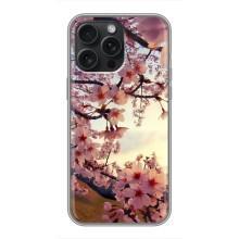 Чохол з картинкою Сакури на iPhone 16 Pro Max – Квітуча сакура