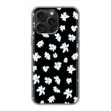 Чехол с ромашками на iPhone 16 Pro Max – Маленькие ромашки