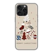 Чехол Санта Клаус для iPhone 16 Pro Max – Merry Christmas