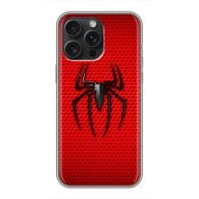Чехол Супергерой Человека Паука на iPhone 16 Pro Max – Паук марвел