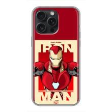 Чохол Супергерой Залізна Людина на iPhone 16 Pro Max – Iron man