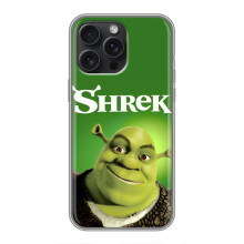 Чехол с мультфильмом Шрек на iPhone 16 Pro Max – Шрек