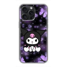 Чехол с персонажем Куроми на iPhone 16 Pro Max – Куроми на черном
