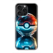Чохол з Пікачу на iPhone 16 Pro Max – М'яч Пікачу