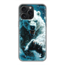 Чехол с картинкой «Хищники» для iPhone 16 Pro Max – Медведь