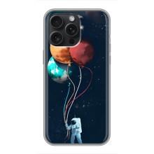 Космические Чехлы для Айфон 16 Про Макс (VPrint) (Планеты шарики)