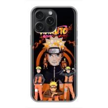 Naruto Anime Чохли для Айфон 16 Про Макс (AlphaPrint) – Наруто з Аніме