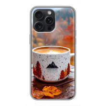 Чехол с уникальным дизайном «Осень с кофе» для iPhone 16 Pro Max – Кофе на природе