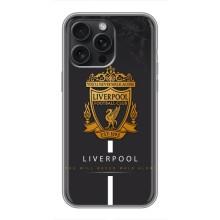 Силиконовые Чехлы принт Футбол на iPhone 16 Pro Max – Liverpool