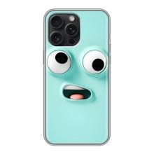 Силиконовые Чехлы (смешные стикеры) для iPhone 16 Pro Max – мордочка