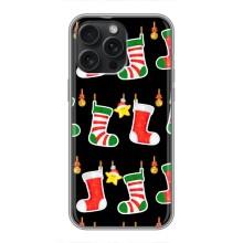 Силиконовый бампер на рождество для iPhone 16 Pro Max – Рождественские подарки