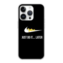 Силиконовый Чехол на iPhone 16 Pro Max с картинкой Nike (Later)