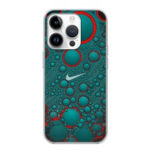 Силиконовый Чехол на iPhone 16 Pro Max с картинкой Nike (Найк зеленый)