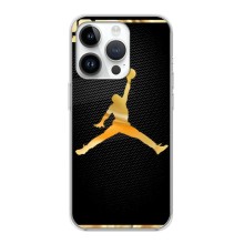 Силиконовый Чехол Nike Air Jordan на Айфон 16 Про Макс (Джордан 23)