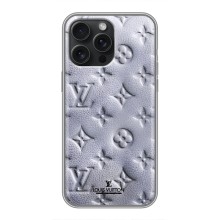 Текстурний Чохол Louis Vuitton для Айфон 16 Про Макс (Білий ЛВ)