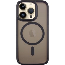 TPU+PC чехол Metal Buttons with MagSafe для Apple iPhone 16 Pro (6.3") (Черный)